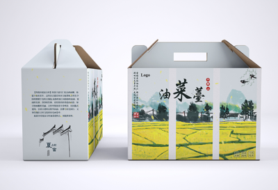 农产品油菜花包装设计 自然之美与创意之趣的融合
